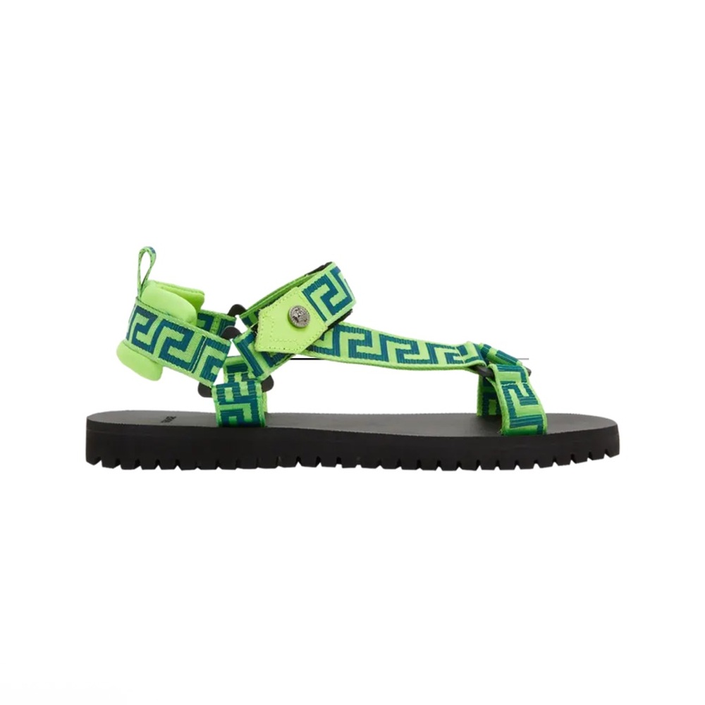 Versace La Greca Sandal 'Neon Green'